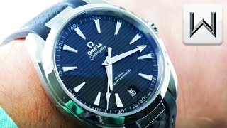 Omega Seamaster Aqua Terra 150m 22012412101001 Luxury Watch Review [upl. by Kcyrred]