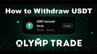 How To withdraw Money From USDt Trc20 To OlympTrade  Olymp trade  2024  LIVE PROOF [upl. by Pejsach530]