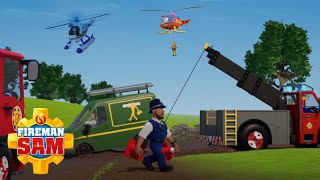 Fire Truck and Vehicle Rescues  Fireman Sam Official 1 hour compilation  Cartoon for kids [upl. by Uchida]