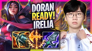 T1 DORAN IS READY TO PLAY IRELIA  T1 Doran Plays Irelia TOP vs Ryze  Season 2024 [upl. by Kinsley]