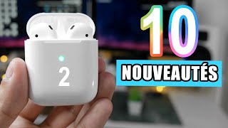 AirPods 2  Les 10 NOUVEAUTÉS [upl. by Griselda]