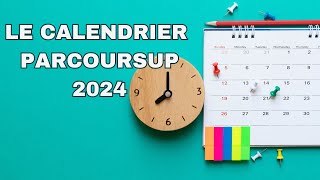 calendrier Parcoursup 2024 [upl. by Rhea]