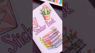 Sticker Book DIY 🦋trending art shortsfeed shorts [upl. by Ttcos]