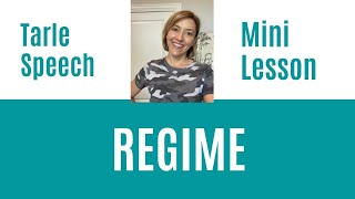 How to Pronounce REGIME  Quick English Pronunciation Mini Lesson [upl. by Housum]