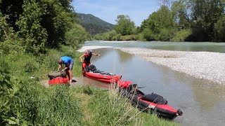 Flusswandern auf Loisach und Isar Farchant  München [upl. by Ahsekel890]