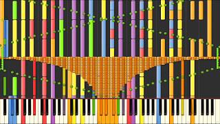 Black MIDI Synthesia – My Heart Will Go On 100000 notes  Sir Spork [upl. by Mora254]