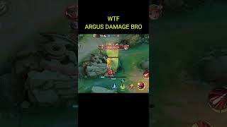 ARGUS DAMAGE BRO ARGUS Shorts MLBB mobilelegends [upl. by Adrianna]