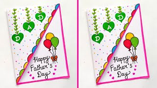 Fathers Day Greeting Card Ideas  Easy amp Cute Fathers Day Card  Happy Fathers Day Card 2024 [upl. by Dilan]