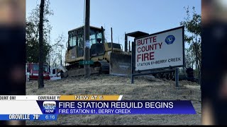 Butte County Fire Department began construction on Fire Station 61 in Berry Creek [upl. by Waterer]