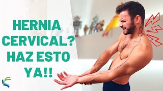 5 ejercicios para HERNIA DISCAL 😍 cervical ELIMINA dolor🔥 Fisiolution [upl. by Airual184]