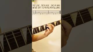 Enter sandman intro tabs heavymetal entersandman kirkhammett jameshetfield metallica megadeth [upl. by Adalheid]