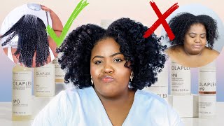 DONT WASTE MONEY I Was WRONG about OLAPLEX on Type 4 Natural Hair  Honest Review of Olaplex 09 [upl. by Norward422]