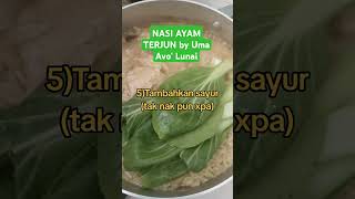 RESEPI NASI AYAM PALING MUDAH by umaavolunai go2kitchenwithlunai [upl. by Najram]