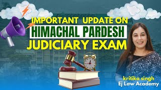 Important Update On HP Judiciary Exam [upl. by Ewan]