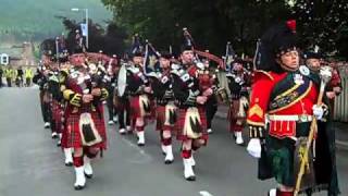 Royal Guards march marks Queens arrival at Balmoral [upl. by Mendelsohn]