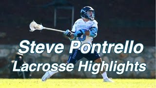 College Lacrosse Highlights Steve Pontrello 0 [upl. by Lamp]