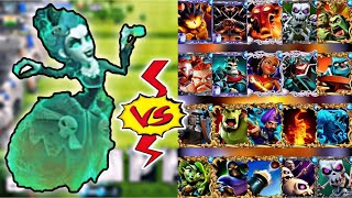 Castle Crush 🔥 WRAITH vs ALL TROOPS 🔥 01 TROOP 🆚 ALL TROOPS 🔥 Castle Crush Gameplay [upl. by Enuahs]