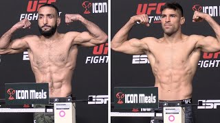 UFC Vegas 51 Official WeighIns Luque vs Muhammad 2 [upl. by Croner]