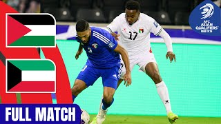 Palestine vs Kuwait  Full Match  AFC Asian Qualifiers™ Road to 26 [upl. by Odnamra]