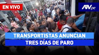 TRANSPORTISTAS ANUNCIAN TRES DÍAS DE PARO  EN VIVO EN CONTACTO ATV [upl. by Lynnett]