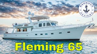 Fleming 65 Luxury Trawler Yacht  2023 Ft Lauderdale International Boat Show [upl. by Ardelia]