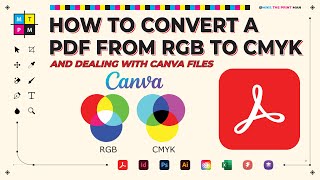 Dealing With Canva Files and Talking RGB vs CMYK [upl. by Eiramesor]