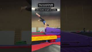 This is a great exercise for practicing inversions Especially for adultgymnasts [upl. by Balthasar]