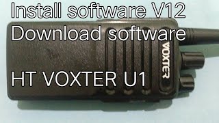 Cara download software V12 Voxter U1 alitralala1460 [upl. by Yanaton]