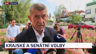 Krajské volby 2024 V Česku se otevřely volební místnosti Babiš vyjádřil obavy z účasti [upl. by Nisse]