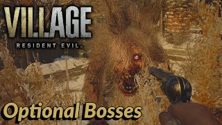 Resident Evil 8 Village  All Secret BossesVillage Of Shadows [upl. by Iluj]