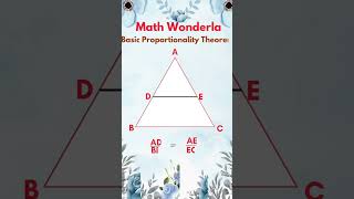 Basic Proportionality TheoremTriangles10 [upl. by Haines]