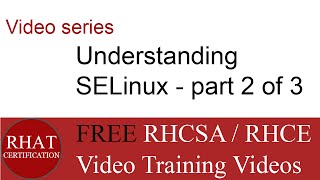 Understanding SELinux  Part 2 of 3 Video Series [upl. by Editha387]