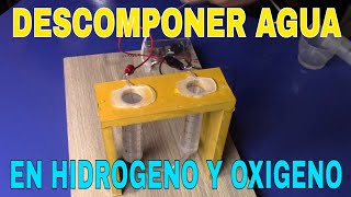 Descomponer Agua con Electricidad y Galvanoplastia  Water Electrolysis and Electroplating [upl. by Edroi118]