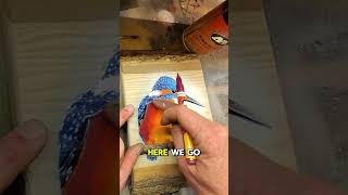 Graffiti and Spraypaint painting trade secrets art paintingprocess handmade wood arttutorial [upl. by Jarrod174]