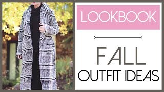 Fall Lookbook 1  Seven Outfit Ideas [upl. by Arlyn]