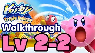 Kirby Triple Deluxe Gameplay Walkthrough Level 22 Lollipop Land [upl. by Linus]