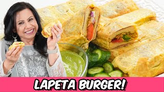 Lapeta Burger with Chutney Best Idea for Iftar amp Sehri Ramadan 2024 Recipe in Urdu Hindi  RKK [upl. by Yortal]