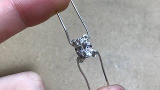 Wire Wrapping Tutorial Prong Setting [upl. by Aynot]