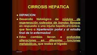 Clase 30 Fisiopatologia de la cirrosis hepatica [upl. by Joaquin214]