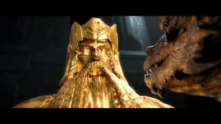 The Hobbit Desolation of Smaug  final scene HD 1080p [upl. by Jania]