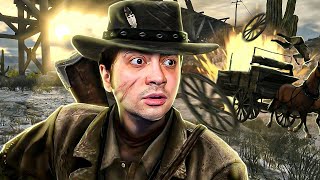 INVADINDO UM TREM  RED DEAD REDEMPTION  Parte 7 [upl. by Haggi]