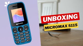 Micromax S115 Latest New Keypad Phone  Keypad Mobile  Unboxing [upl. by Eddi260]