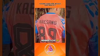 KAESANG PANGAREP KASIH KODE DARI KAOS BOLA NOMOR 89 videoviral shortvideo fyp [upl. by Arriaes528]