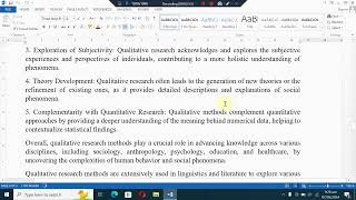 Significance of Qualitative Research Methods 2024  Englilearn [upl. by Atteoj]