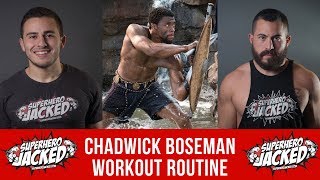 Chadwick Boseman Workout Routine Guide [upl. by Pinto]