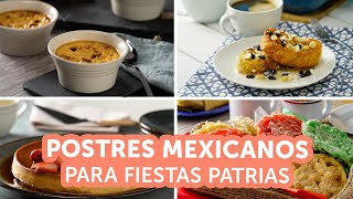 Postres mexicanos para Fiestas Patrias  Kiwilimón [upl. by Elicia]