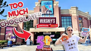 Inside Look at EVERY Chocolate Experience in Hersheys Chocolate World  Chocolate World Tour [upl. by Nalyd]