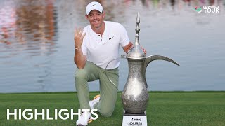 Rory McIlroy Final Round Highlights  2024 Hero Dubai Desert Classic [upl. by Nnahgiel]