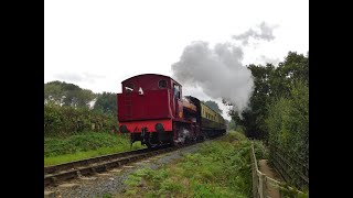 BunkerFirst Bagnall during the Severn Valley Railways AUTUMN STEAM GALA  September 2023 [upl. by Aliekahs]