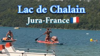 Lac de Chalain France 🇫🇷 walk tour 4k [upl. by Cherrita]